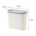 thumbnail image 2 of FUTUREORYY Trash Can Plastic 1Pack 12.59x10.62x5.9 Home Kitchen Bathroom, 2 of 8