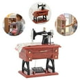 thumbnail image 3 of Vintage Sewing Machine Music Box, 2025 New Mini Sewing Machine Music Box, Retro Classical Treadle Sewing Machine Table Desk Mechanical, Musical Sewing Machine for Home Decor Birthday Gift, Desk Decor, 3 of 6