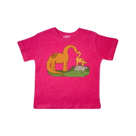 

Inktastic Cute Heart Brontosaurus Family Gift Toddler Boy or Toddler Girl T-Shirt