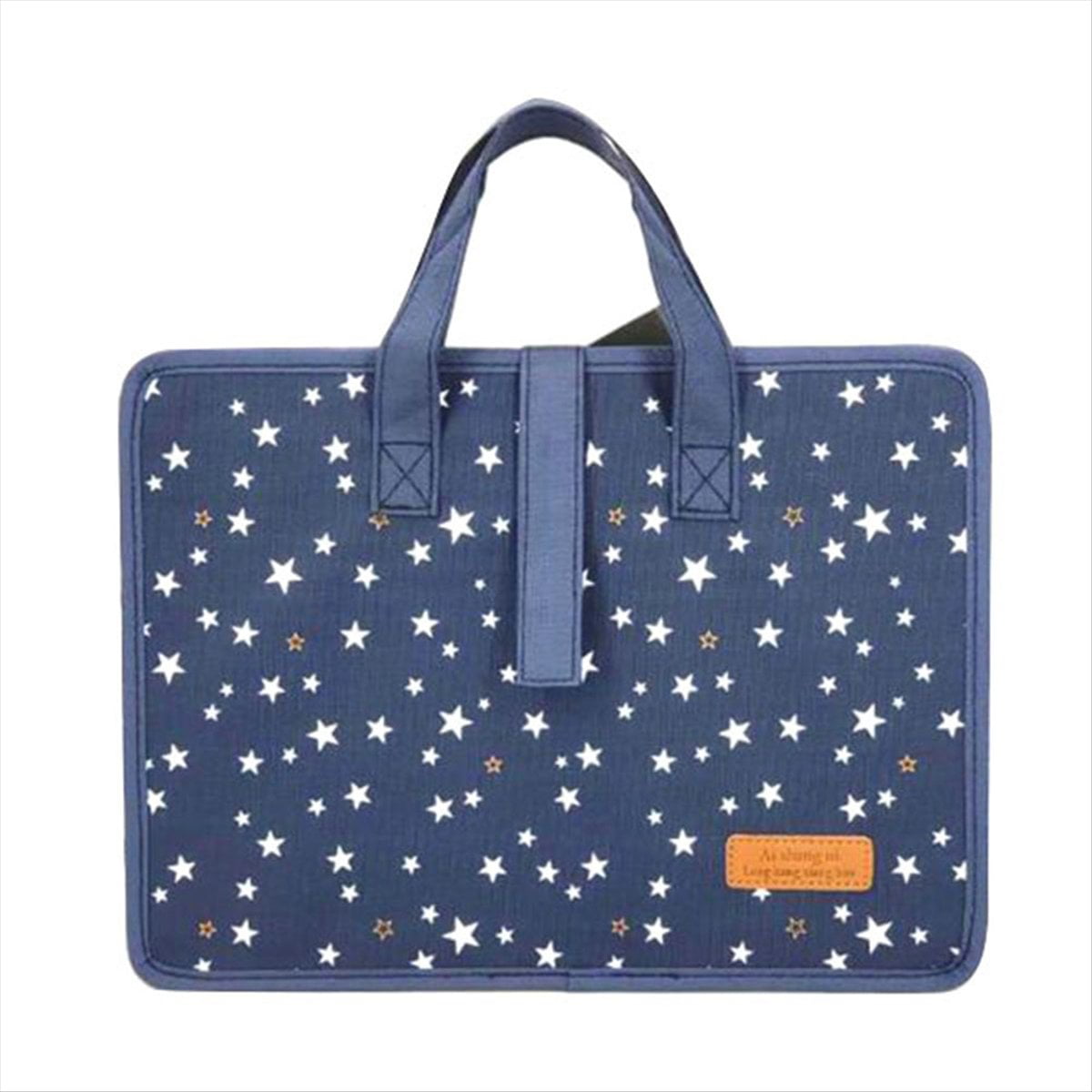 13 Pockets File Folders/Expandable Filing Folders with Handle A4 Size Expanding File Folder Document Organizer,1 x Expanding File Folder,Dark Blue