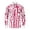 Pink, variant on Men's Casual Long Sleeve Striped Dress Shirt Slim Fit Button Down for Everyday Business Daily Wear Stretch Men's Shirt Blue 3XL