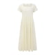 thumbnail image 3 of Vestido de verano de algodón y lino para mujer: manga corta, corte holgado, color liso, vestido informal para exterior, tallas S-XXL, 3 of 5