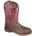 thumbnail image 1 of Bota de vaquero de cuero marrón madera / manzana quemada para hombre - Talla EE. UU.: 7.5 Smoky Mountain Boots 4914-7.5D, 1 of 1