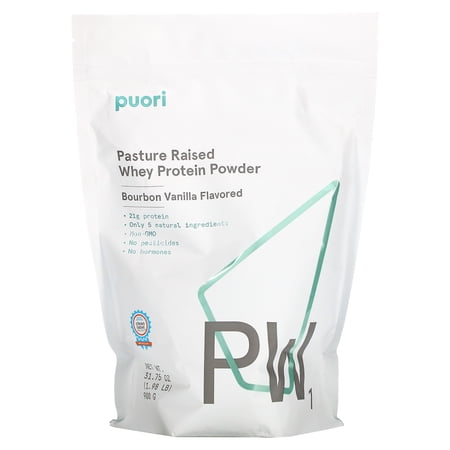 Puori - PW1 Pure Grass-Fed Whey Protein Powder Vanilla - 31.75 oz.