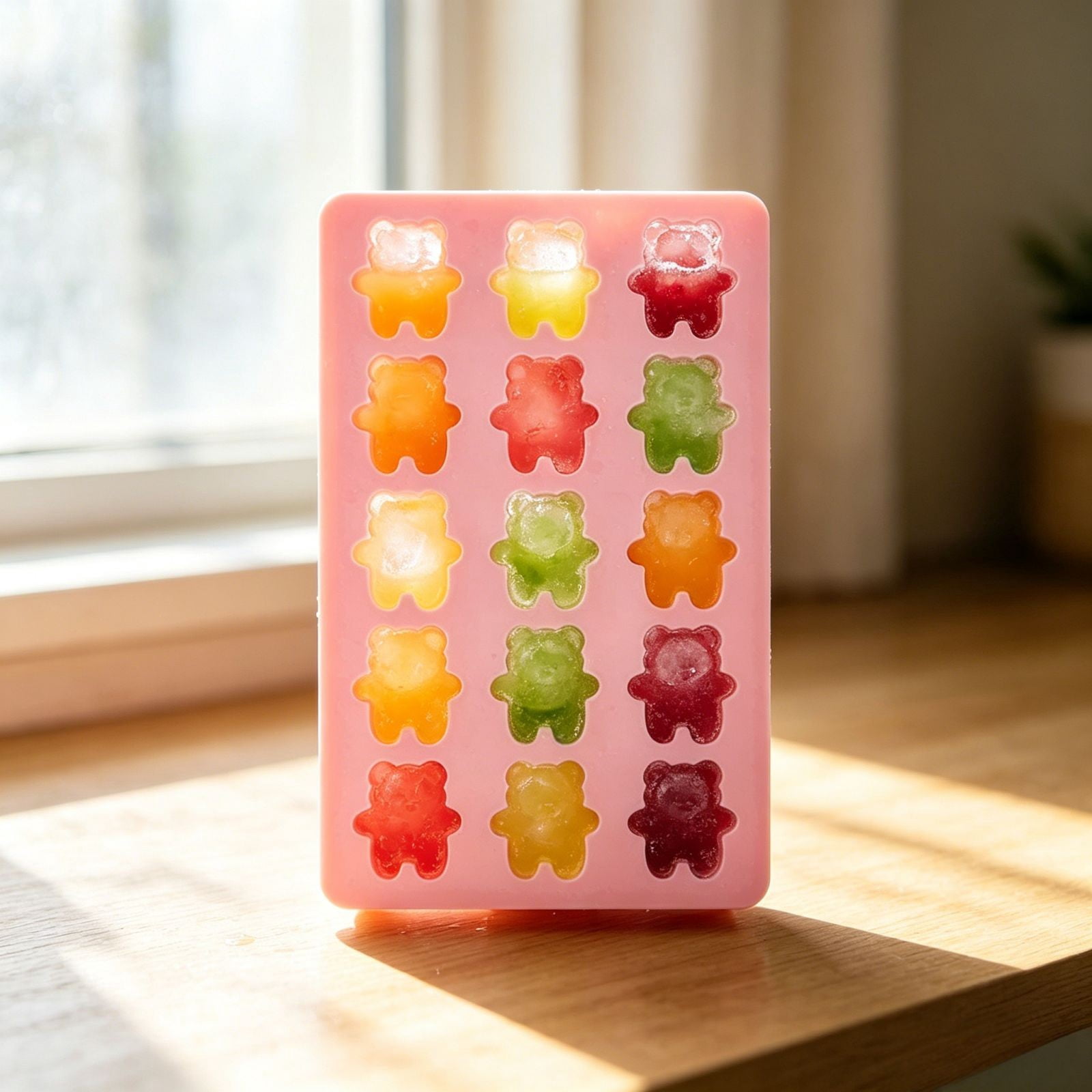 UJMNHYGT Ice Cube Trays Easy Release, Flexible Silicone Ice Cube Molds with Removable Lid, Reusable Freezer Ice Trays Stackable for BPA Free