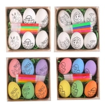 Under $5 Taotanxi Easter Egg Dig Kit for Kids W/ 6 Prefilled Easter Decors, Digging Kit Toys for 6 7 8 9 10 Years Old Girls Boys, Basket Stuffers Easter Egg Toys Gifts for Easter Party