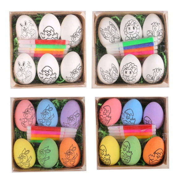 Under $5 Taotanxi Easter Egg Dig Kit for Kids W/ 6 Prefilled Easter Decors, Digging Kit Toys for 6 7 8 9 10 Years Old Girls Boys, Basket Stuffers Easter Egg Toys Gifts for Easter Party