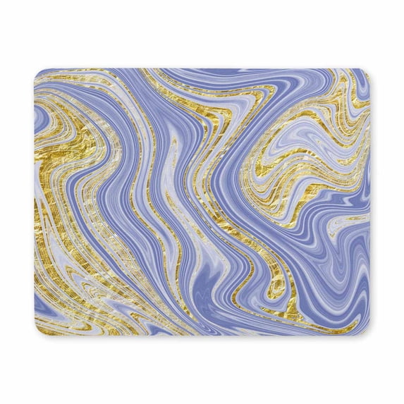 Square Gaming Mouse Pad, Office Mouse Pad, Marbled Anti-Slip Rubber Base Mouse Pad for Desktop Computer and Laptop Mouse Pad