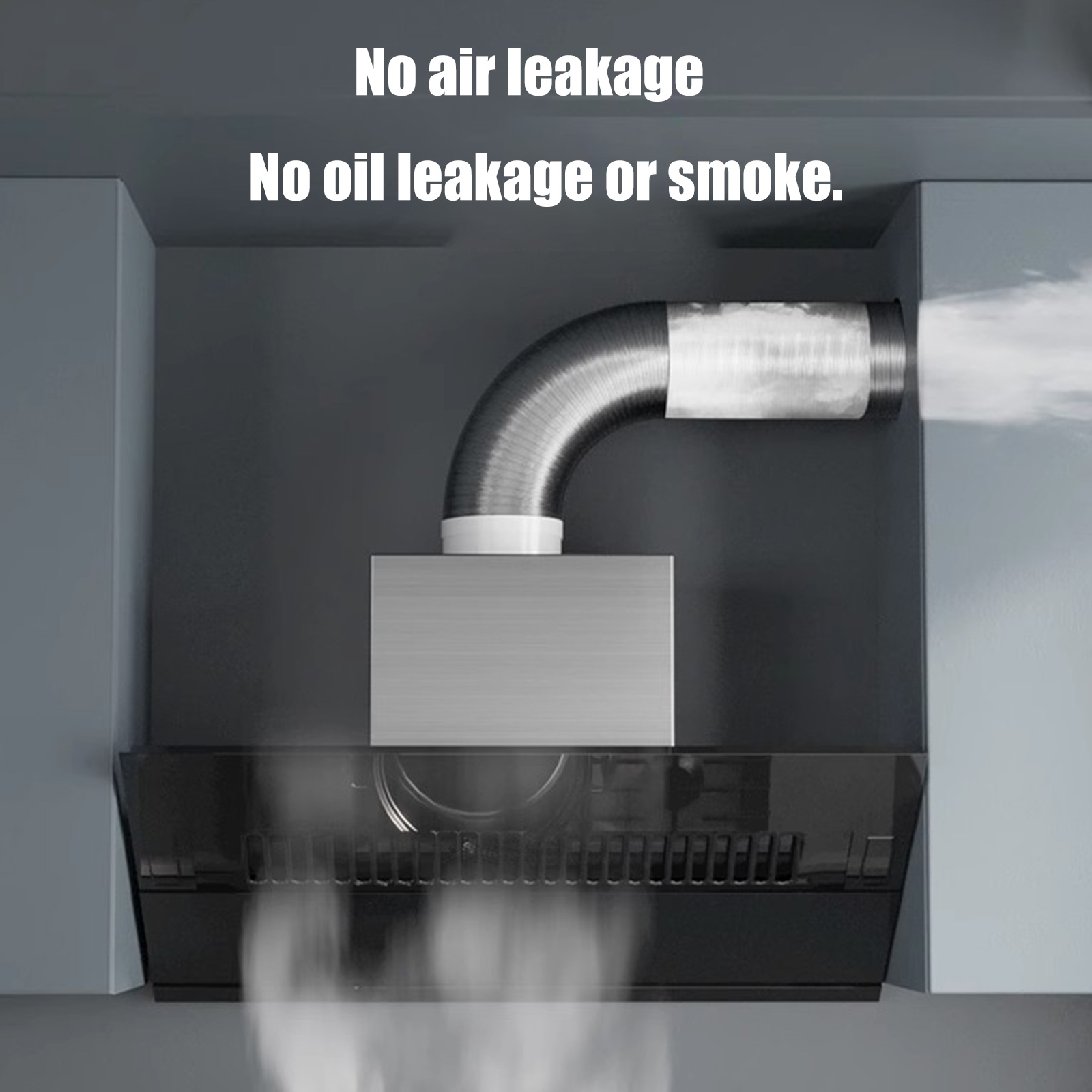 Aluminum Flexible Air Vent Hose Water Heater Exhaust Pipe Universals Ventilation Duct Vent Hose Extension Tube