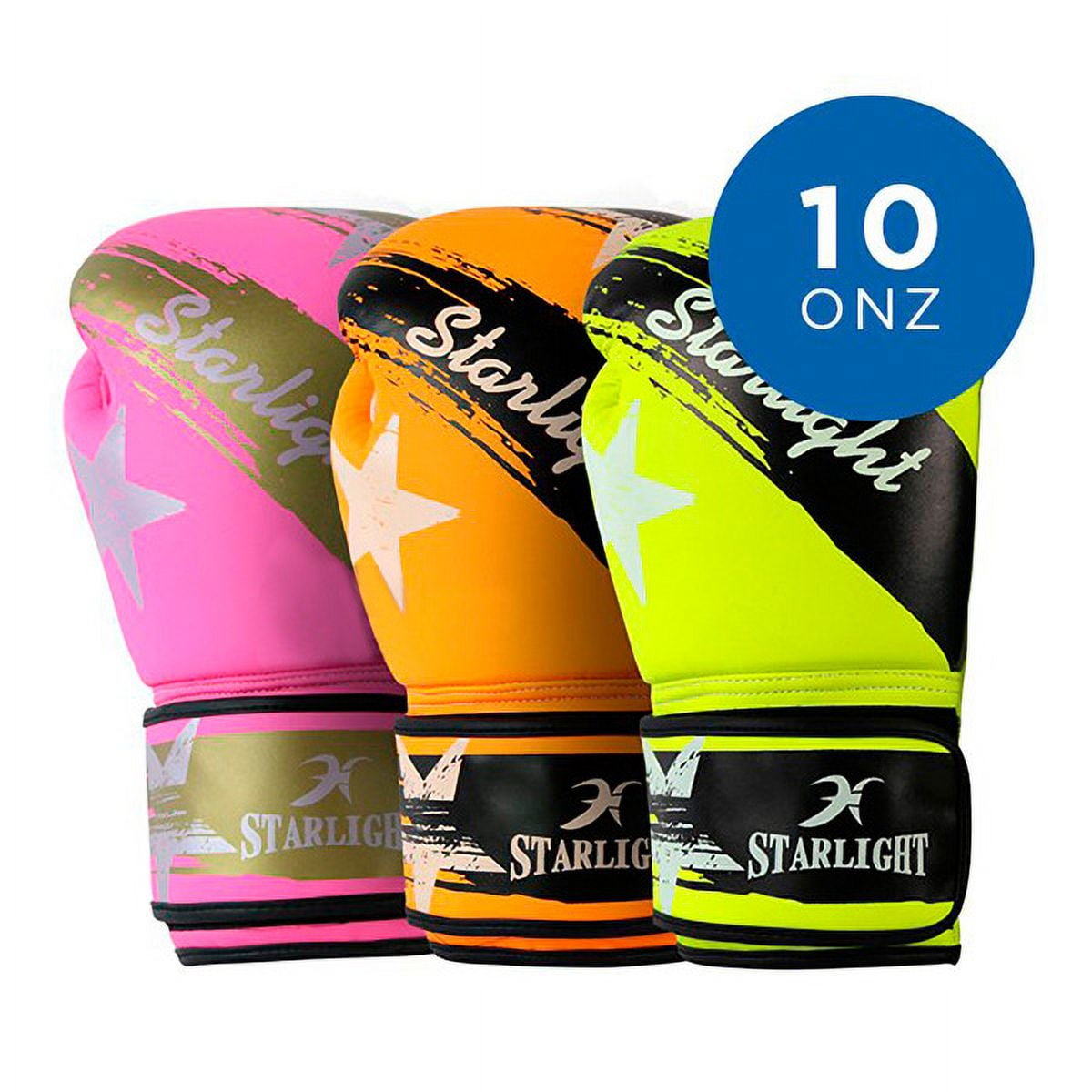 Guantes De Boxeo Starlight Mod 10 Onz Amarillo Xtq-017