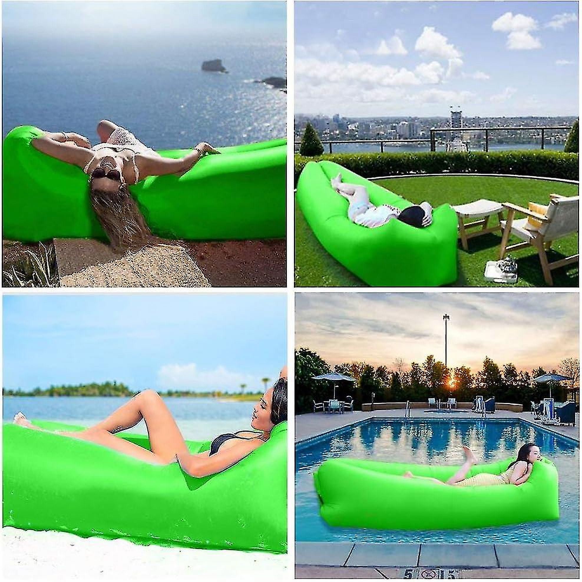 Inflatable Lounger, Waterproof Air Sofa With Comfortable Cushions