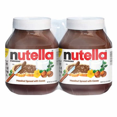 Nutella Hazelnut Spread Big Pack 2-count