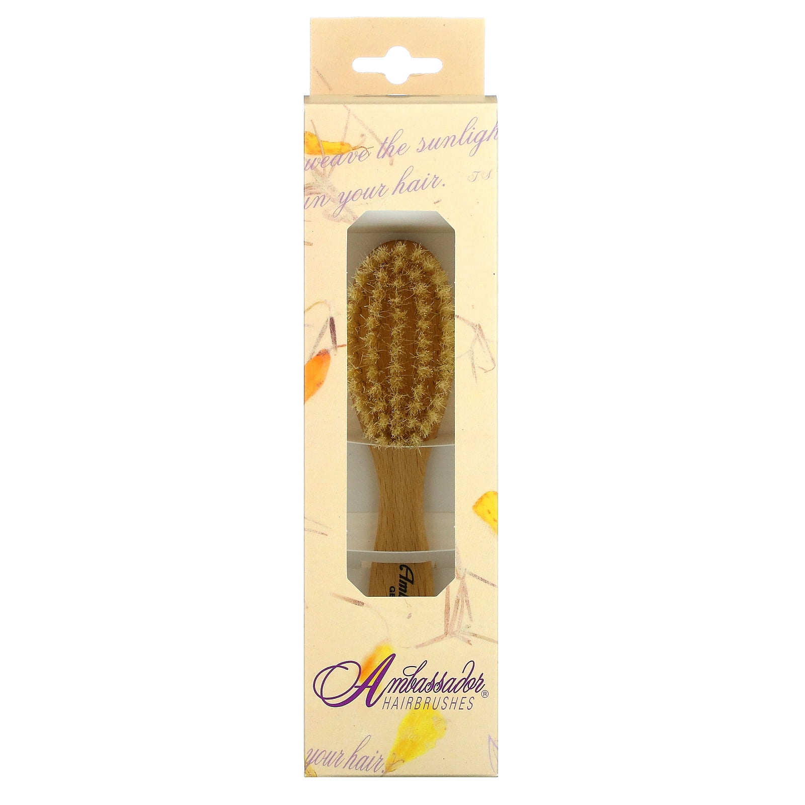 Fuchs Brushes - Hairbrush Baby Natural Bristle Wood - 1 Brush