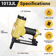 thumbnail image 4 of MEITE 1013JL 20 Gauge 7/16" Crown Pneumatic Staple Gun with Long Nose, 5/16" to 1/2" Length, 4 of 7