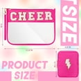 thumbnail image 2 of Bolsa de maquillaje Hillban Cheerleader impermeable de PVC, 2 unidades, rosa, 2 of 6