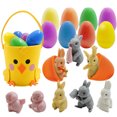 thumbnail image 2 of Huevos de Pascua con juguetes novedosos BuyWeekMX rellenos de cesta de Pascua, 2 of 7