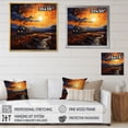 thumbnail image 4 of Designart "modern Train Sunset Express Painting II" Transportation Canvas Print, 4 of 5