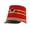 All red, variant on Drum Majors Hat Vintage Marches Band Hat Knight Felt Christmas Drum Majors Hat Show Accessories