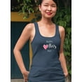 thumbnail image 2 of Mother's Day Clever Heart Racerback Tank Women -Image by Shutterstock, Female Large, 2 of 4