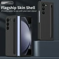 thumbnail image 2 of ShellTech for Samsung Galaxy Z Fold 7 Hard PC Slim Case with Stylus,with Pen Holder + Front Screen Protector Film + Anti-Slip Matte Case Full Body Shockproof Compatible with MagSafe,Black, 2 of 7