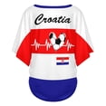 thumbnail image 6 of Soccer Cup 2026 Jersey CROATIA Soccer for Women with Colombia Flag Color Block and V Neck Short Sleeves Featuring Breathable Fabric for Game Day Parties Tailgating Events Royal Blue S, 6 of 6