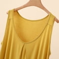 thumbnail image 6 of Pounoo Nightgowns for Women Sleeveless Ruffle Hem Loose Fit Modal Solid Sleep Dresses Cozy Breathable Lightweight Loungewear Gift, 6 of 9