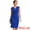 Royal Blue, variant on Pencil Sleeveless Wrap V Neck Belted Office Dresses S Royal Blue