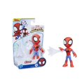 thumbnail image 1 of Hasbro Marvel Spidey and His Amazing Friends Action Figure Spiderman Miles Morales Kids Toys Car Ghost-spider Black Pather 4inch Gong Bohan LED, 1 of 2