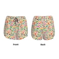 thumbnail image 3 of KLL Travel Pattern Shorts Women,Athletic Shorts High Waisted Running Shorts Pocket Sporty Short Gym Elastic Workout Shorts-XX-Large, 3 of 7