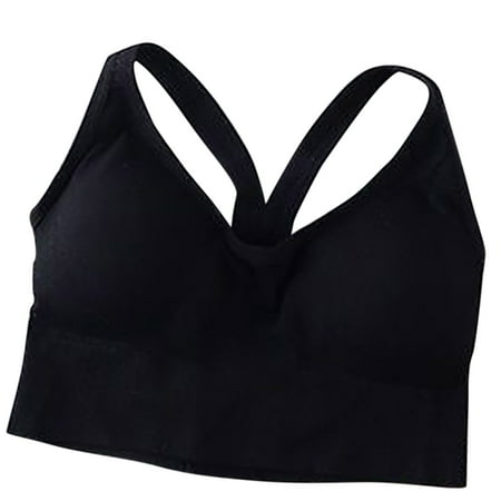 KIHOUT Women s Solid Color Full Cup-Thin Ice Silk Seamless Large Chest Gathering Breathable Underwear Daily Bra