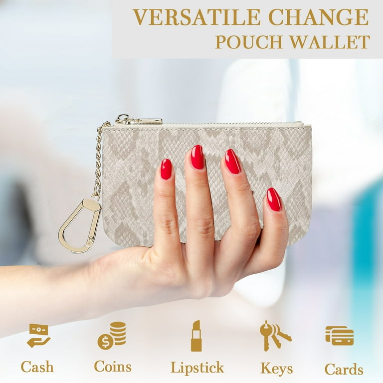 Daisy Rose Luxury Small Credit Card Holder Coin Purse PU Vegan