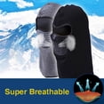 thumbnail image 4 of Dalrosia Full Face Cover Winter Warm Fleece Balaclava Face Mask, Soft Winter Ski Mask for Men Women Cold Weather, 4 of 6