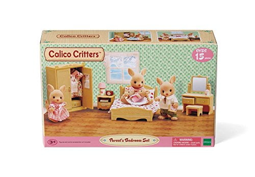 calico critters parents bedroom set