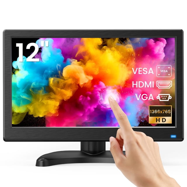 Monitor táctil Eyoyo EM116ID 12 pulgadas 1366 x 768 HDMI VGA