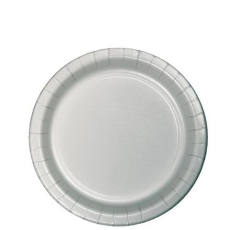 - Hoffmaster Group 79106B 7 in. Lunch Plate, Silver - 24 per Case - Case of 10