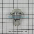 thumbnail image 2 of GE Range/Stove/Oven Light Housing WB08T10002, 2 of 7