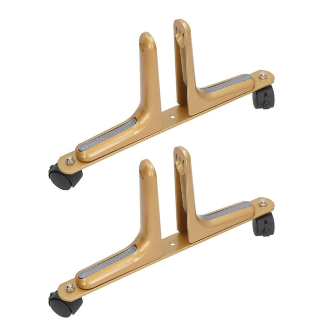 Room Divider Screen Holder, Screen Partition Feet Bracket Movable High Strength Easy To Assemble Adjustable Strong Bearing Capacity Aluminum Alloy For Office Black,Gold