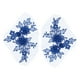 thumbnail image 1 of Uxcell 2 Pcs Apliques de Encaje de Flores 3D Parche de Encaje Bordado Adición de Embellecimientos para Vestido de Novia Ropa Accesorios de Manualidades Decoración de Encaje, Azul Zafiro (20cm), 1 of 7