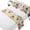 Beige Yellow, variant on Green Eucalyptus Leaves Bed Runner for Queen Size Bed, Retro Rustic Botanical Floral 3 Pcs Bedding Runner Set - 1 Scarf(83"x20") and 2 Pillowcases(18"x18"), Bed Throws for Foot of Bed for Hotel