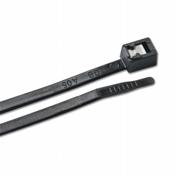 Ancor 199265 UV Black Self Cutting Cable Zip Ties, Pack of 500 - 11 in.