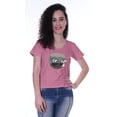 thumbnail image 3 of Moomaya T-shirt à Manches Courtes pour Femmes avec Col Rond, Écusson à Paillettes, Coupe Décontractée - 7K, 3 of 7