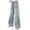 Blue, variant on RUTAYY Toddler Girls Fashion Cute Personality Pants Elastic Waist Wide Leg Jeans Casual Demin Pants With Pockets Trouser Classic Infants Pants