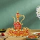 thumbnail image 5 of Juego de jarras dispensadoras de bebidas, juego de jarras de vidrio para decoración de bodas y cumpleaños oro rojo, 5 of 8