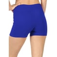 thumbnail image 4 of Womens Cotton Thick Band Running Yoga Shorts, 4 of 7