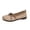 Beige, variant on NexTorq Fashionable Versatile Women's Round Toe Ballet Flats Slip On Mary Jane Flats Comfortable Casual Ballerina Shoes, Coffee, 36