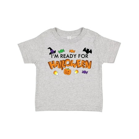

Inktastic I m Ready for Halloween Gift Toddler Boy or Toddler Girl T-Shirt