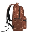 thumbnail image 4 of Haiem Dachshund Dog Puppy Printed School Backpack,Casual Travel Lightweight Backpack,Durable Comfortable Multifunctional Backpack,Laptop Backpack, 4 of 5