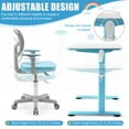 thumbnail image 4 of Costway Ensemble de Table et de Chaise de Bureau Réglable en Hauteur pour Enfants de Plus de 3 Ans Bleu, 4 of 9