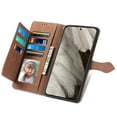 thumbnail image 4 of Allytechgroup Case for Google Pixel 8 with Detachable Wrist Strap, Wallet for Women Men, Durable PU Leather Folio Flip Cover Magnetic Closure Shockproof Protective Case Kickstand , Brown, 4 of 8