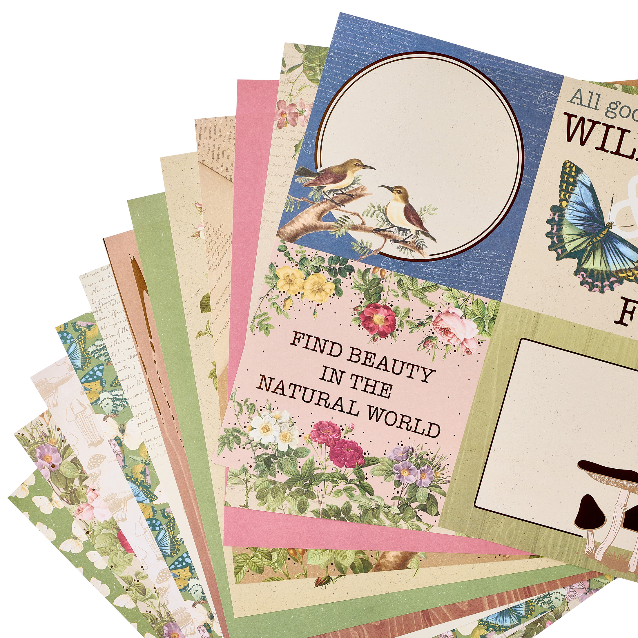 12" x 12" Field Journal Paper Pad by Recollections - Acid and Lignin Free Paper for Scrapbooks - Arts & Crafts - 6 Pack